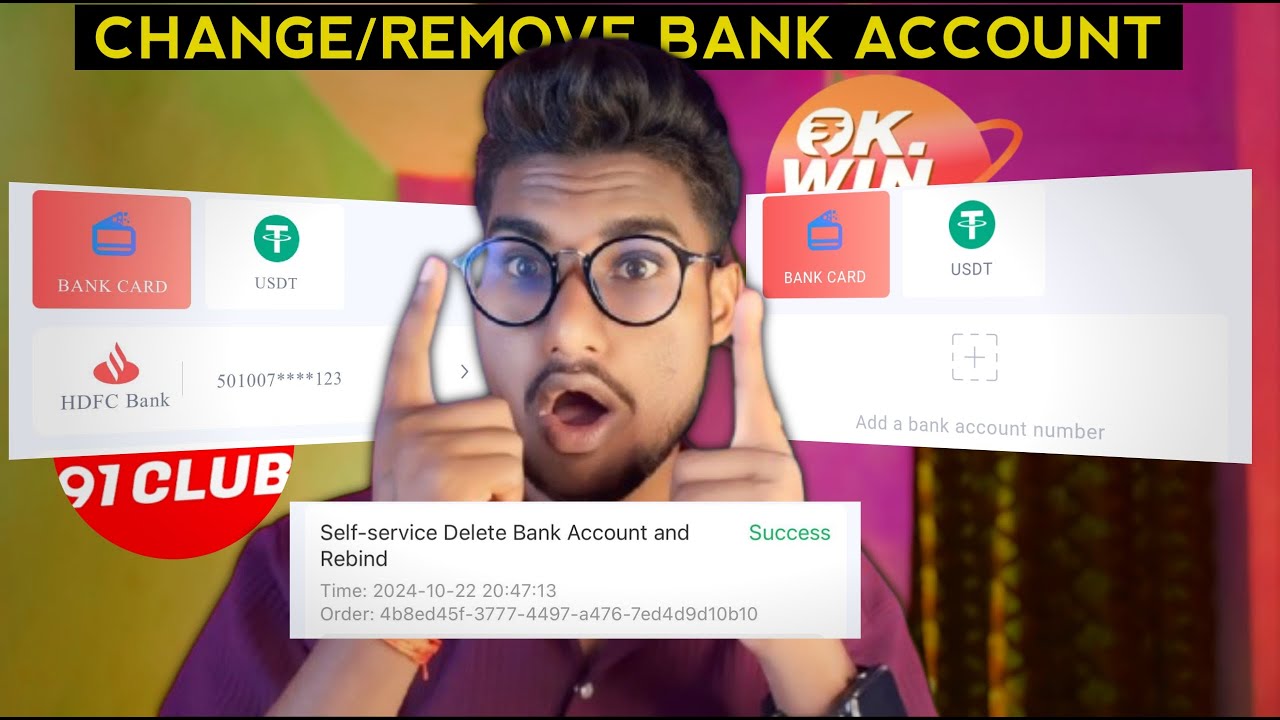 How remove Bank Account Colour Prediction Platform | OK How remove Bank Account Colour Prediction Platform | OK