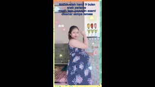 Ibu Hamil Cantik Bumil 8.5 Bulan Nasya