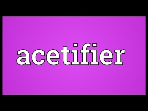 Header of Acetifier