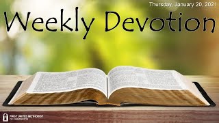 1-20-2022 Thursday Devotion at 12 noon