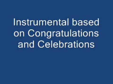 Congratulations and Celebrations (Instrumental)
