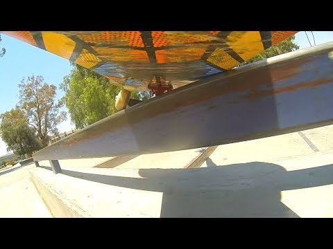 SKATEBOARDING WITH A GOPRO ON MY BOARD!