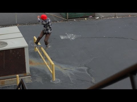 Winter Skateboarding In Virginia - 2013 HD