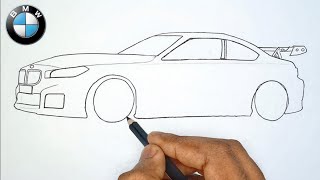 Bmw M2 G87 Car Drawing How To Draw Bmw