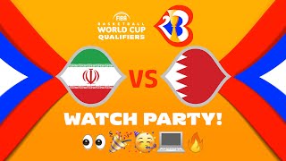 Iran v Bahrain - Watch Party | ⚡🏀 #FIBAWC Qualifiers | #WinForAll