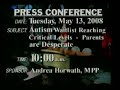 OAC/Stefan Marinoiu Autism News Conference Part One