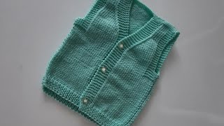 Kolay Yelek Yapimi    0- 3 aylik    #knitting# #örgü #easycrochet