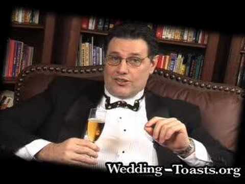 With a little effort you can give the funniest wedding toast ever