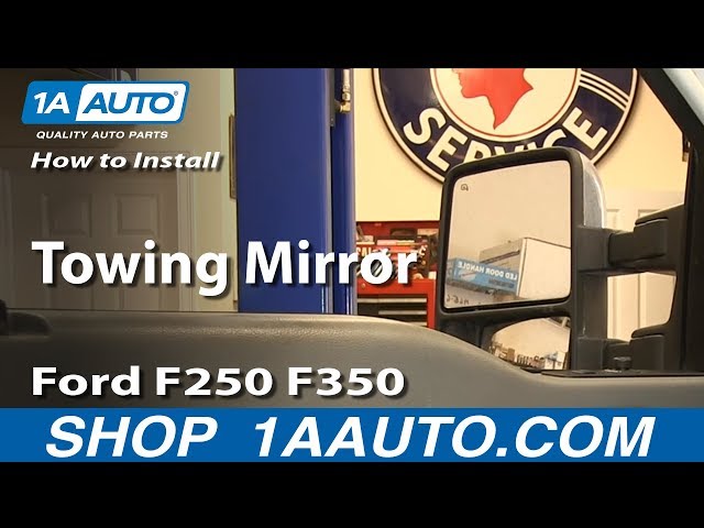How To Install Replace Towing Mirror Ford F250 F350 Super ...