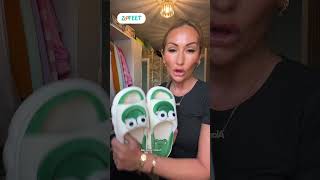Froggy Fresh Open Toe Slippers