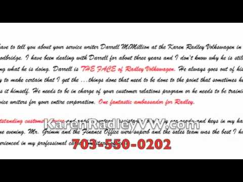 Karen Radley Volkswagen Complaint Free