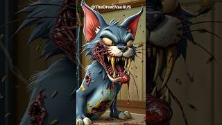 Childhood Ruined The True Scary Fanged Zombies Of Tom And Jerry