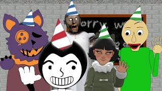 Sfm Fnaf Best Baldi Granny Olivia My Dear Friend Smoke The Bear Animations Of 2018