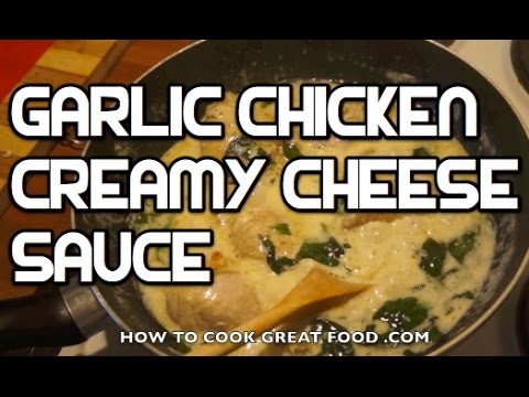 VIDEO : garlic chicken in a cream & cheese sauce recipe - love this one,love this one,chickenthighs in a richlove this one,love this one,chickenthighs in a richcreamymozzarella and parmesan cheeselove this one,love this one,chickenthighs  ...