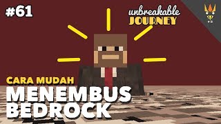 MENEMBUS BEDROCK DEMI FARM BARU! - Minecraft Indonesia #61