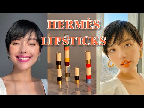 HERMÈS LIPSTICKS! Review son Rouge Hermes/Cách ly ở nhà thì làm gì?
