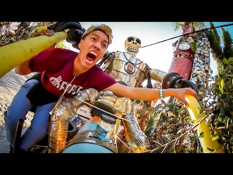 Restaurant Made Completely of Trash!