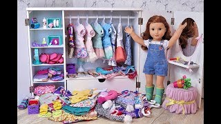 American Girl Doll Messy Closet Disaster ~ Closet Cleaning Tour!