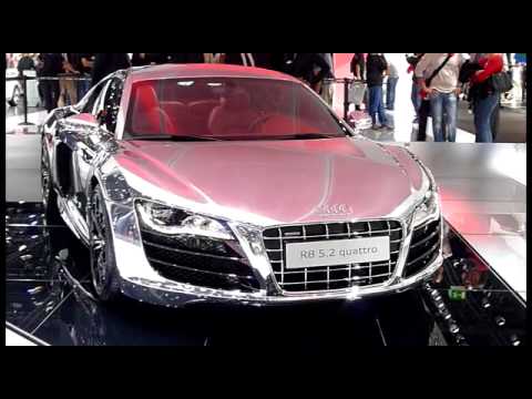 Chrome Audi R8 V10 official edition. just amazing! 17/09/2009 IAA