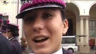 Scuola Militare Teuliè. Consegna dello spadino per la prima volta a tredici ragazze
