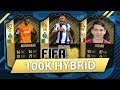 INSANE 100K HYBRID w/ SIF BRAHIMI + SIF LOZANO! FIFA 18 SQUAD BUILDER