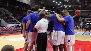Duke Basketball Pregame Drills