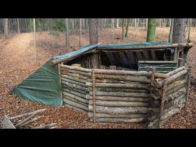 Building A Shelter For 2 People - Video