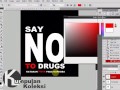 cara membuat poster dengan photoshop Poster Narkoba
