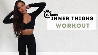 10 MINUTE LOWER BODY WORKOUT FOR YOUR INNER THIGHS (Low Impact, No Equipment)