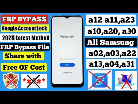 All Samsung A10,A20,A30,A12,A02,A03 FRP Bypass 2023 | All Samsung A10,A20,A30,A12,A02,A03 FRP Bypass 2023 |