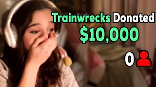 Trainwrecks Donates 10,000 To A Small Streamer Emotional