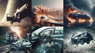 360° Your Car Inside Torando, Dam Failure, Burning, Train Crash, Flood Vr 360 Video 4K Ultra Hd