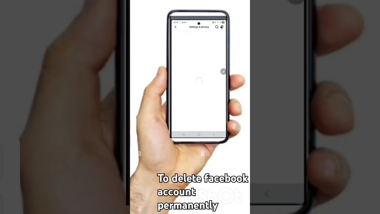 To delete facebook account permanently To delete facebook account permanently