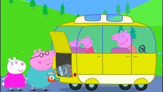 Peppa Pig | Kamp minibüsü | Programının en iyi bölümleri | Çocuklar için Çizgi F