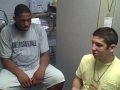 Josh Smith chats with Daniel Poneman at the Nike Peach Jam