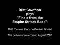 Finale from The Empire Strikes Back on Yamaha Electone EL-90