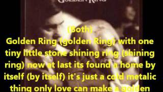 Watch George Jones  Tammy Wynette Golden Ring video