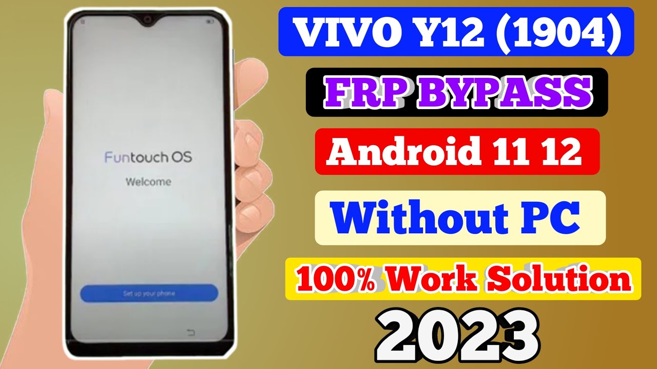 Vivo Y12 Frp Bypass Android 11 2023 Without PC/ Vivo Vivo Y12 Frp Bypass Android 11 2023 Without PC/ Vivo