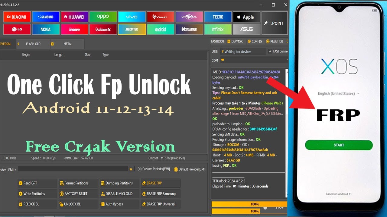One Click FRP Bypass New Tool 2024 – Android 11/12/13/14 One Click FRP Bypass New Tool 2024 – Android 11/12/13/14