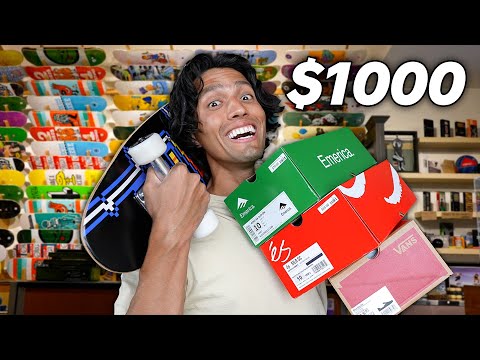 What $1000 Buys You At A REAL Skateshop