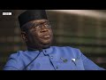 Sierra Leone president: Protests are 'terrorism at the highest' - BBC Africa