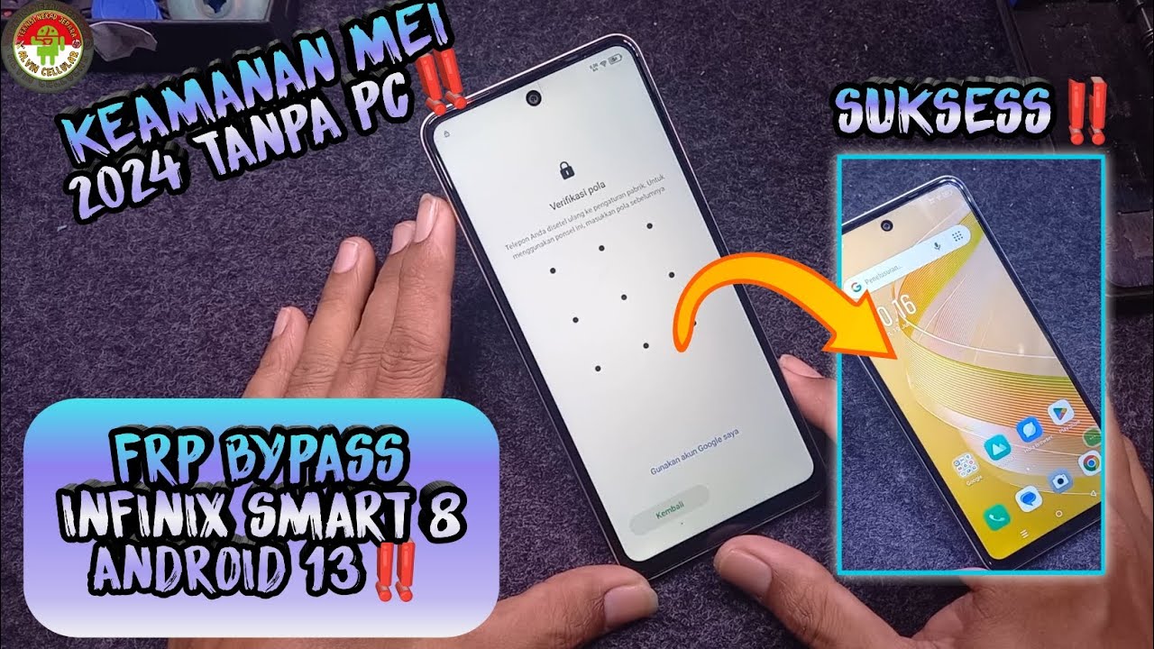 FRP Bypass Infinix Smart 8 (X6525) Android 13 Security FRP Bypass Infinix Smart 8 (X6525) Android 13 Security