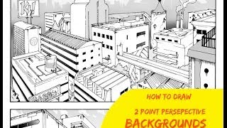 How To Draw Manga Backgrounds SHONEN Ep 2