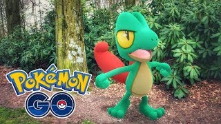 CATCHING *SHINY TREECKO* IN POKÉMON GO! (COMMUNITY DAY w/ Shiny Sceptile & Grovyle)