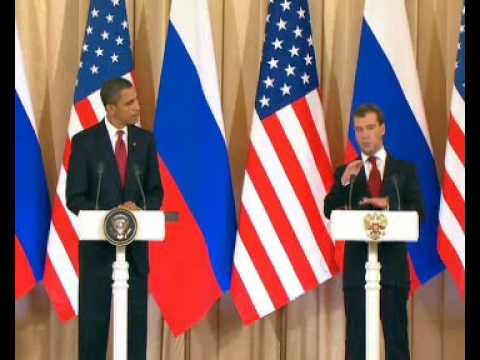 Д.Медведев-Б.Обама.Пресс-конференция.06.07.09.Part 1