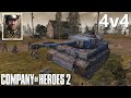 CoH2 - OKW Grand Offensive 4v4 (Company of Heroes 2)