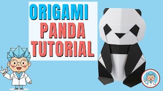 Origami Panda Bear Oso Panda En Origami Tutorial - Makoto Yamaguchi