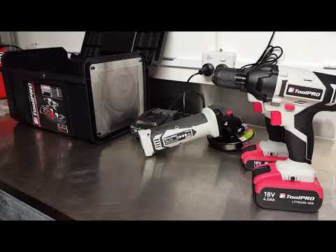 ToolPRO 18 Volt Cordless Drill & Grinder Review