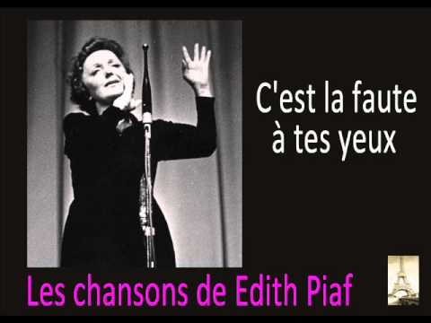 C'est D'la Faute à Tes Yeux Video