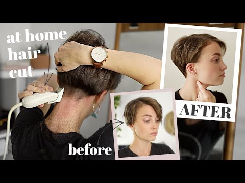 How I CUT MY HAIR Myself | At Home Haircut Routine - YouTube